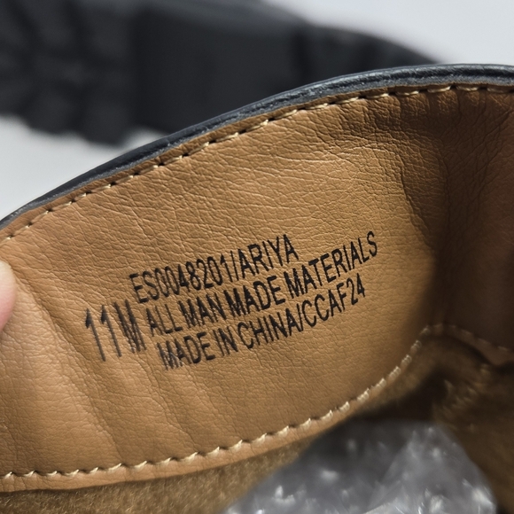 Euro Soft-Sofft Ariya Ankle Boots Sz 9.5 & 11 Slouchy Faux Black Leather Casual - Picture 10 of 12